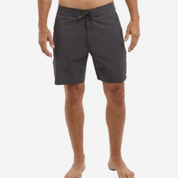 Pelagic Men's Dark Gray Swim Shorts Sz 34 NWT